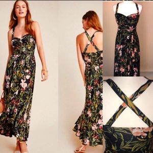 Anthropologie Maeve Gabriela Ruffled Maxi Dress